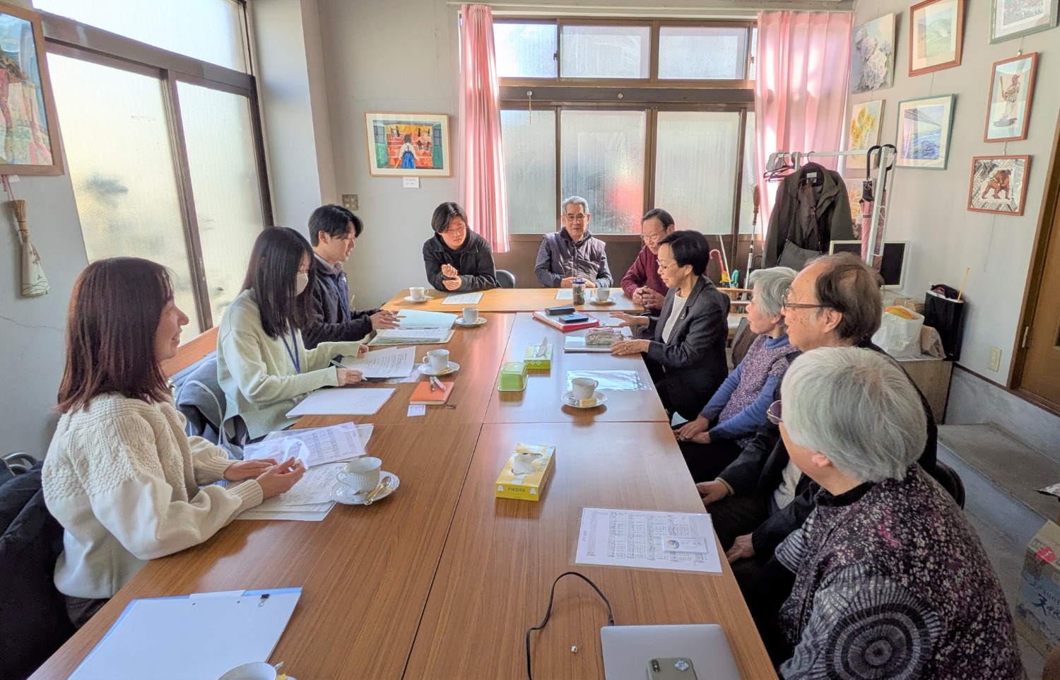 直違橋8丁目町内会の皆さん